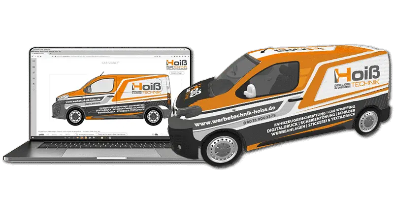 Car Designer - Online Fahrzeugbeschriftung selbst gestalten